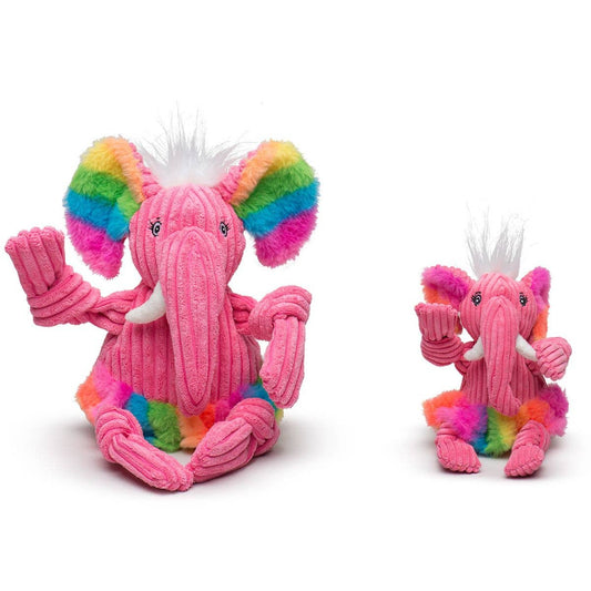 Rainbow Pride Elephant Knottie® Plush Dog Toy
