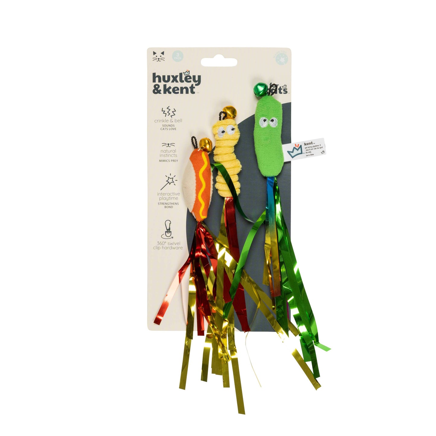 Snacky Teasers 3pk Refill Cat Toy