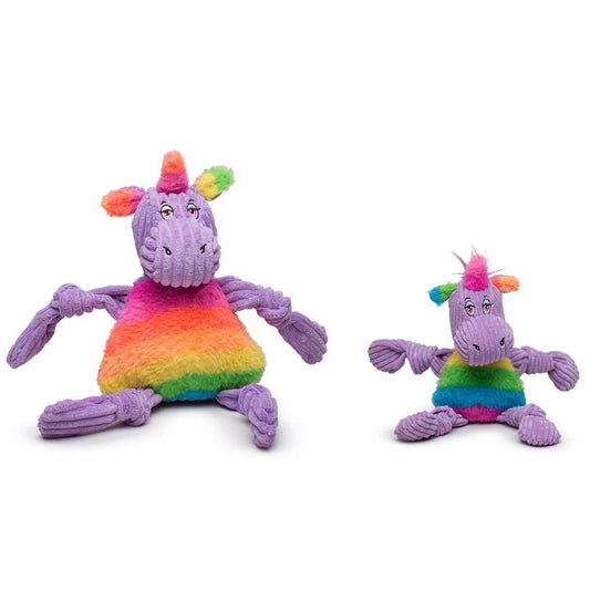 Rainbow Pride Unicorn Knottie® Plush Dog Toy