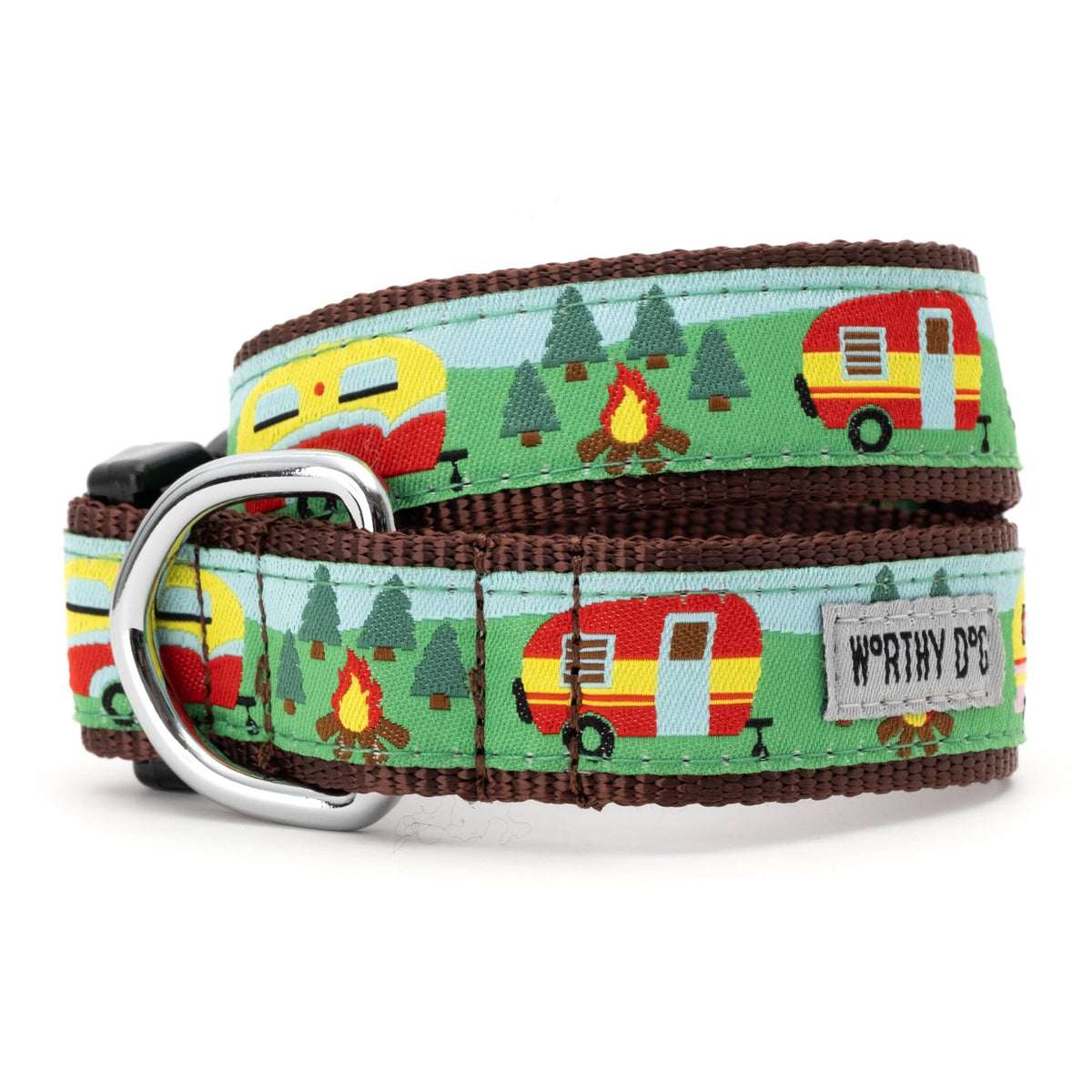 The Worthy Dog | Happy Camper Dog Collar