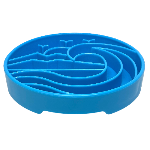 Baja Design eTray Enrichment Slow Feeder Tray for Dogs - Light Blue