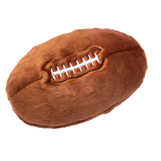 Football Plush Dog Toy