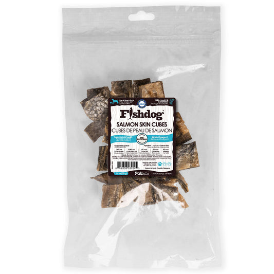 Fishdog Salmon Skin Cube - 2.5 oz (70g)