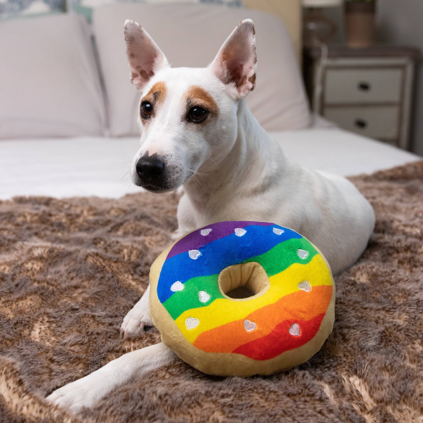 Pride Donut Dog Toy