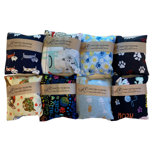 Catnip & Silvervine Bean Bag Toy