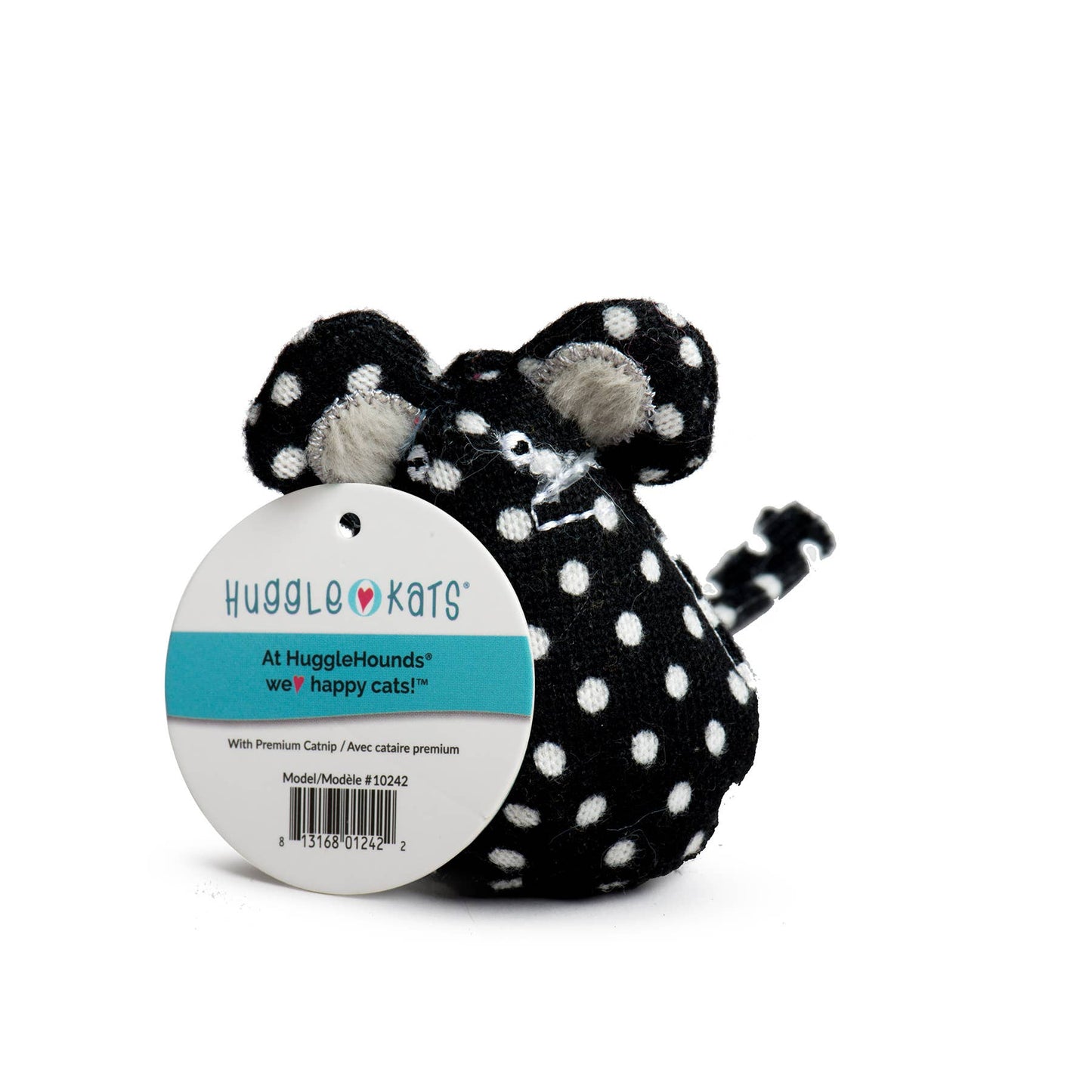 HuggleKats® PolkaDot Mice Cat Toys Counter Bucket