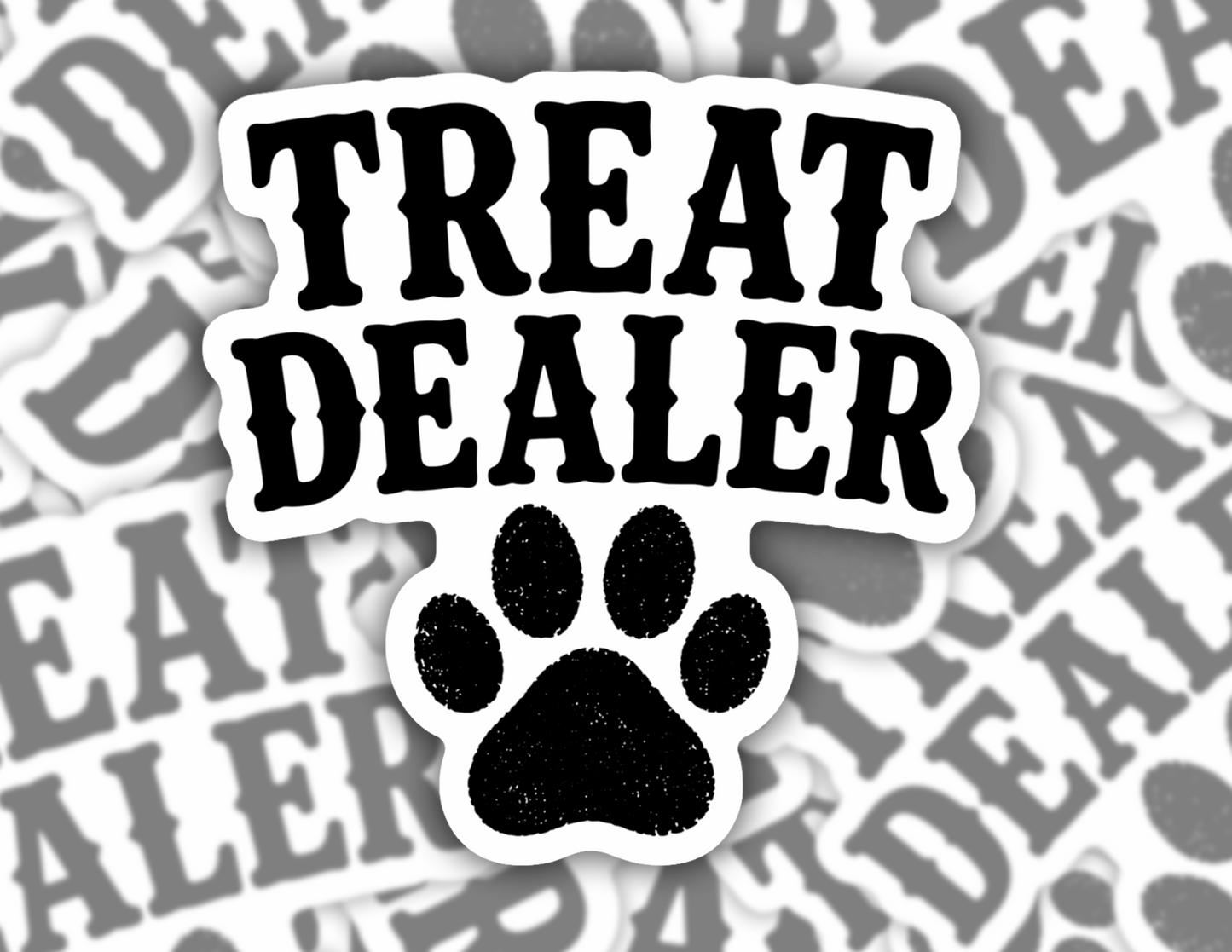 Treat Dealer Funny Dog / Cat Lover Sticker