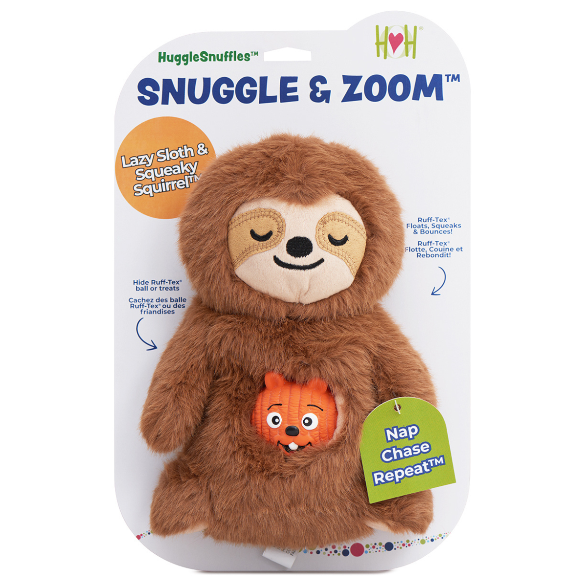 HuggleSnuffles™ Snuggles & Zoom™Enrichment Toy