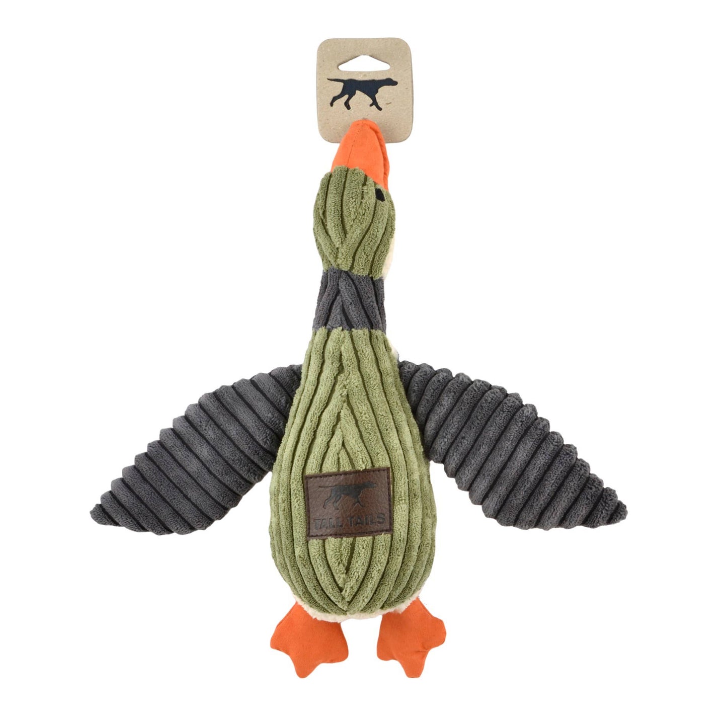 Tall Tails Plush Duck Squeaker Toy - 12"
