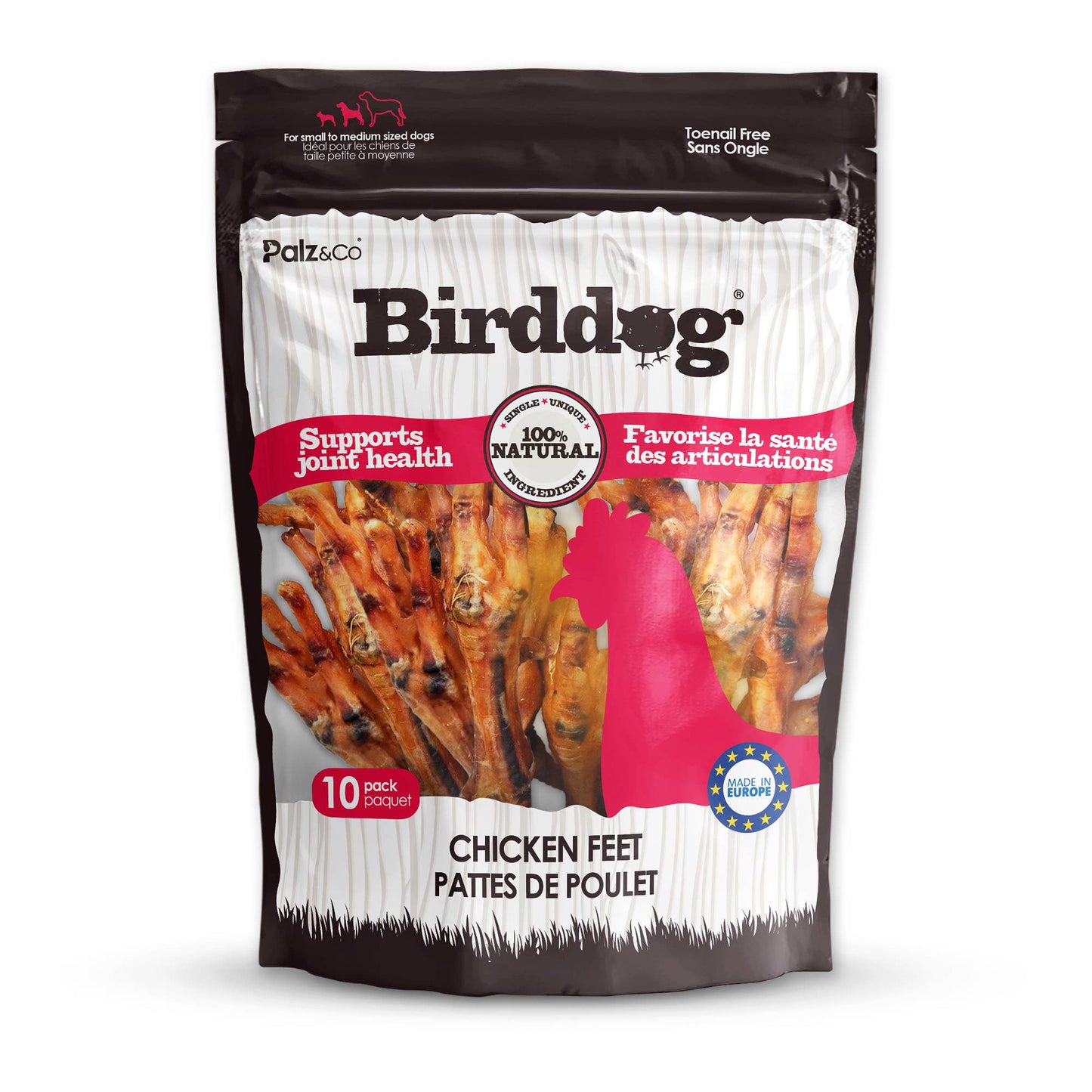 Birddog Chicken Feet Dog Treats