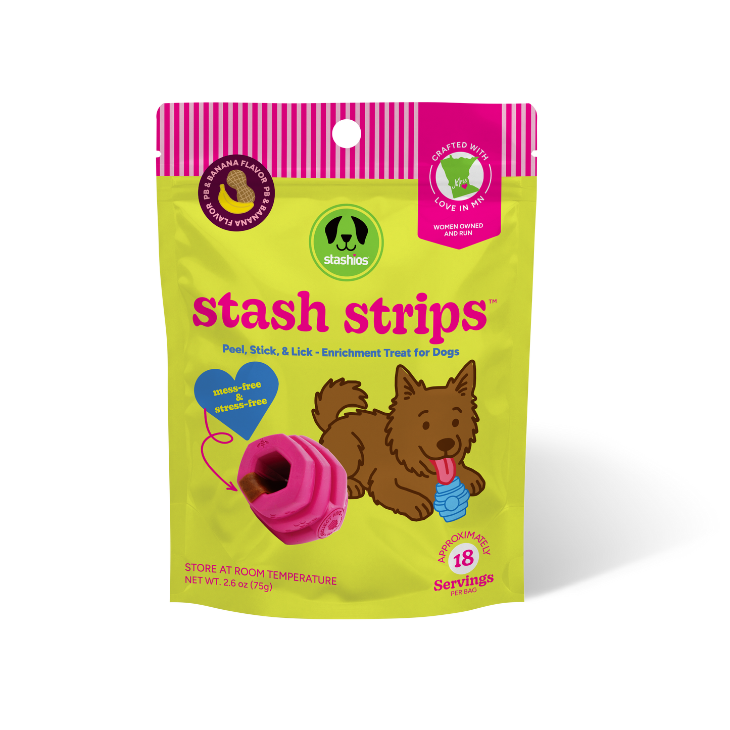 Stash Strips™, Peanut Butter & Banana