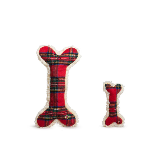 Tartan Tidings Collection HuggleFleece® Bone