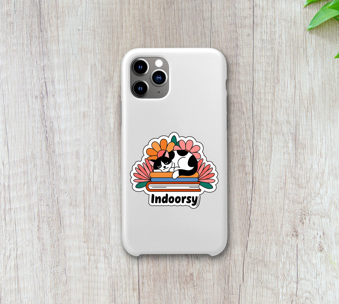 Indoorsy Cat Sticker
