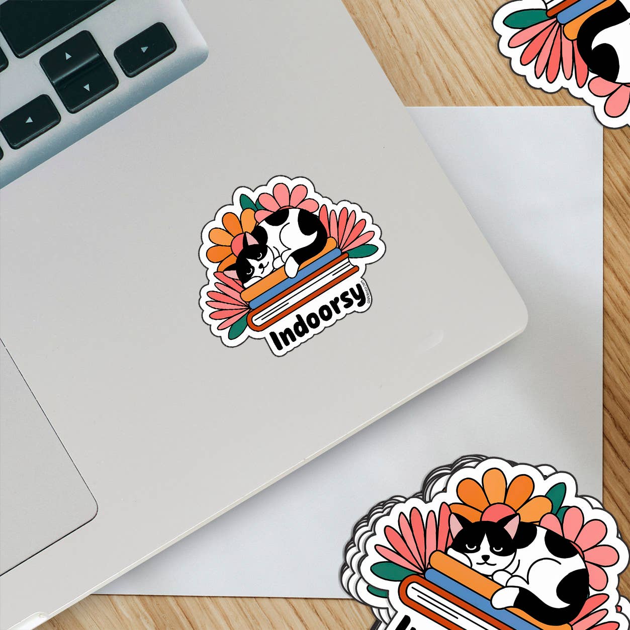 Indoorsy Cat Sticker