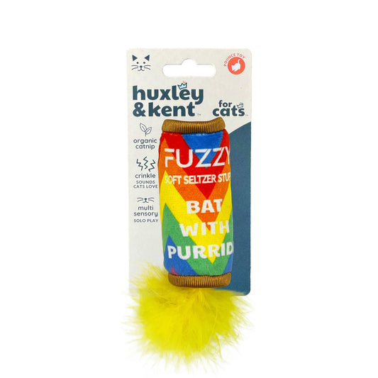 Fuzzy Soft Seltzer Cat Toy