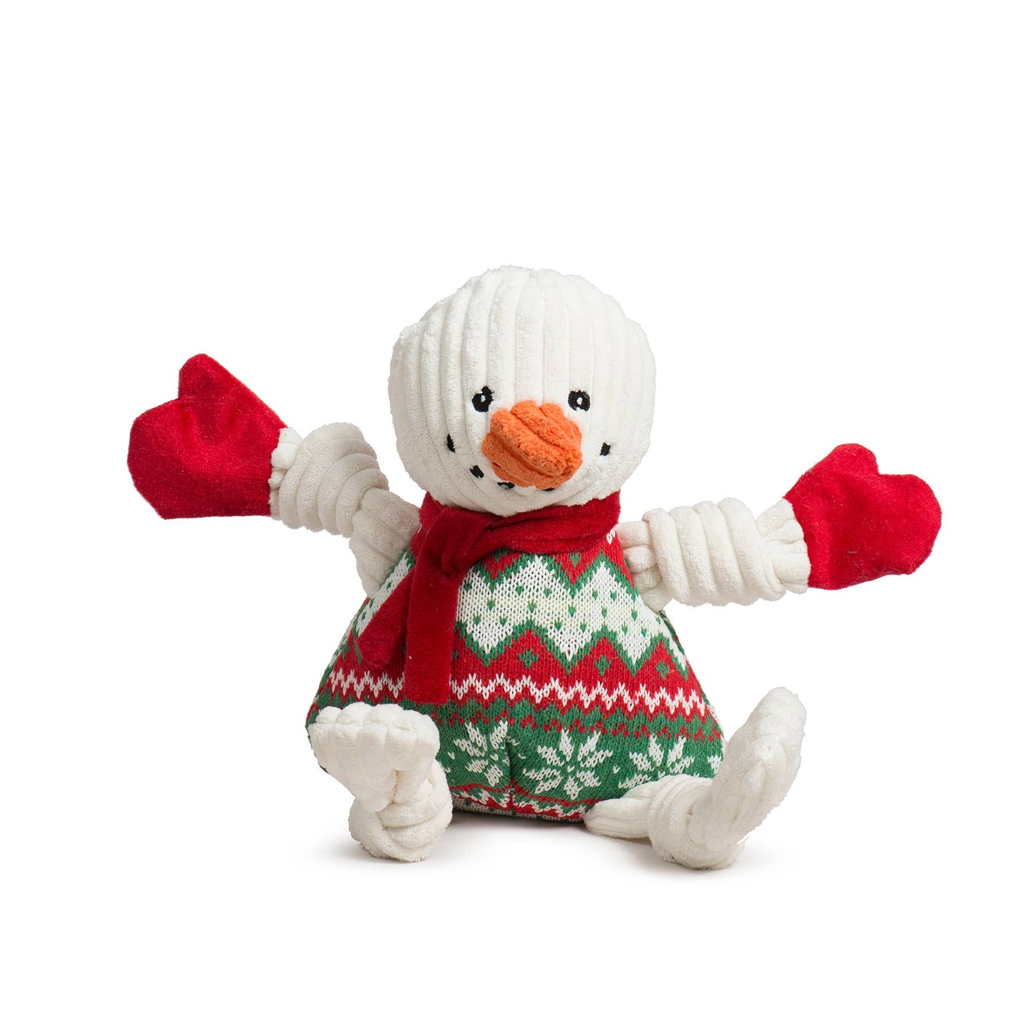 Wintergreen Collection Durable, Plush Snowman Knottie®