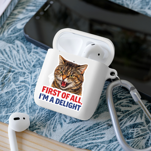 Funny Cat Attitude Sticker First Of All Im A Delight