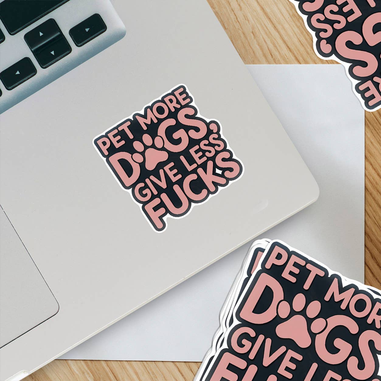 Pet More Dogs Sticker