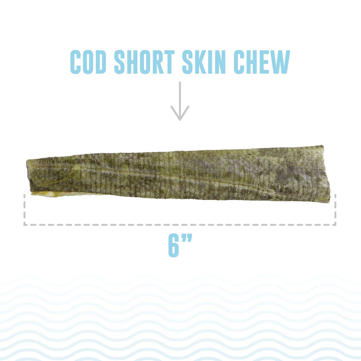 100% Wild-Caught Icelandic Cod Skin Chews