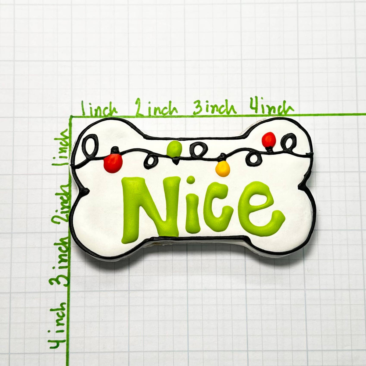 Dog Cookie Christmas Nice Bone