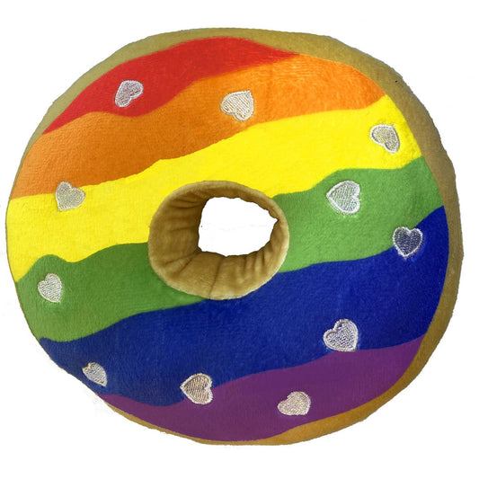 Pride Donut Dog Toy