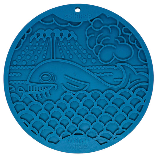 Whale Design eMat Enrichment Lick Mat With Suction Cups