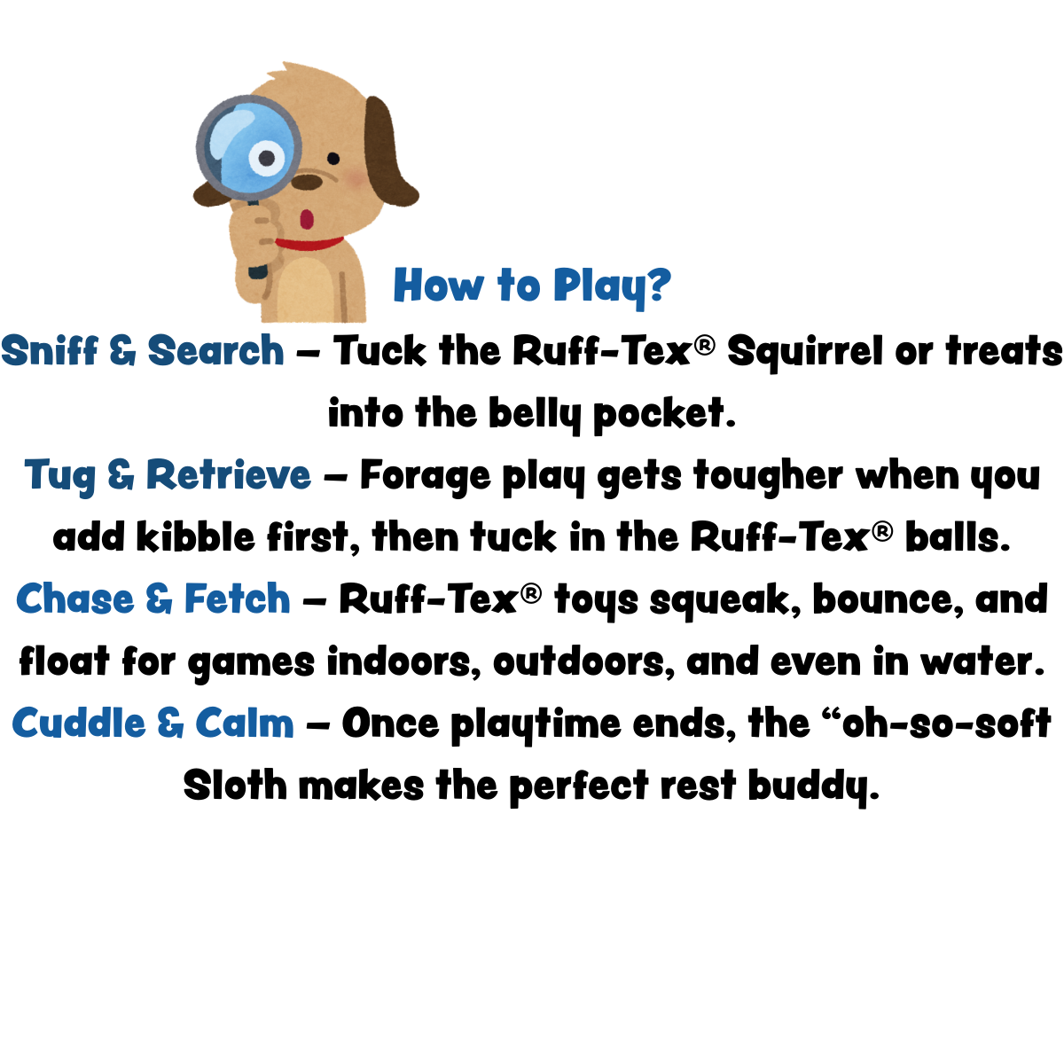 HuggleSnuffles™ Snuggles & Zoom™Enrichment Toy