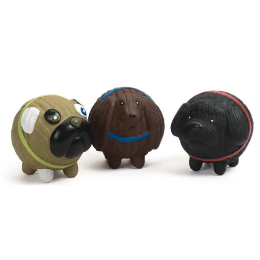 Assorted Ruff-Tex® HuggleMutt™ Balls Dog Toys, Small