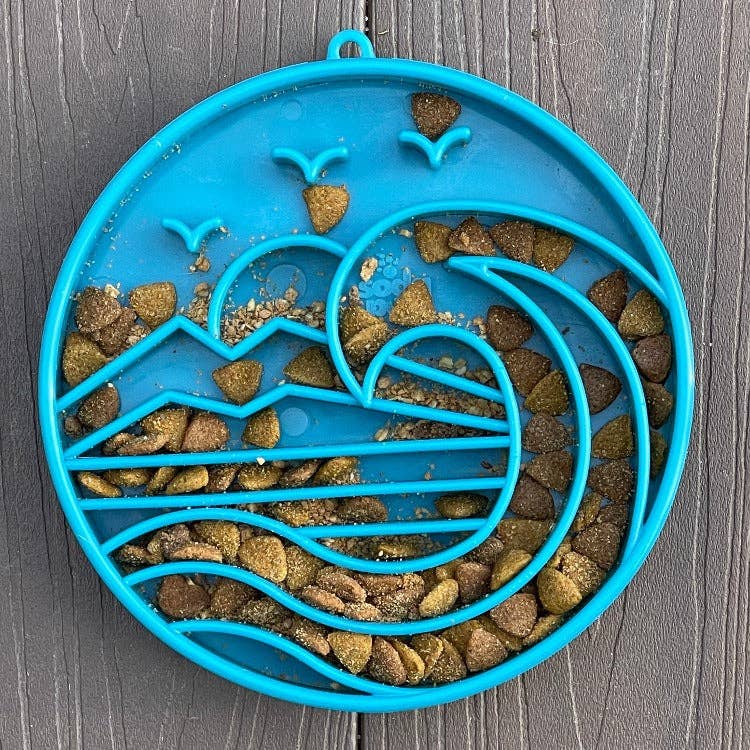 Baja Design eTray Enrichment Slow Feeder Tray for Dogs - Light Blue