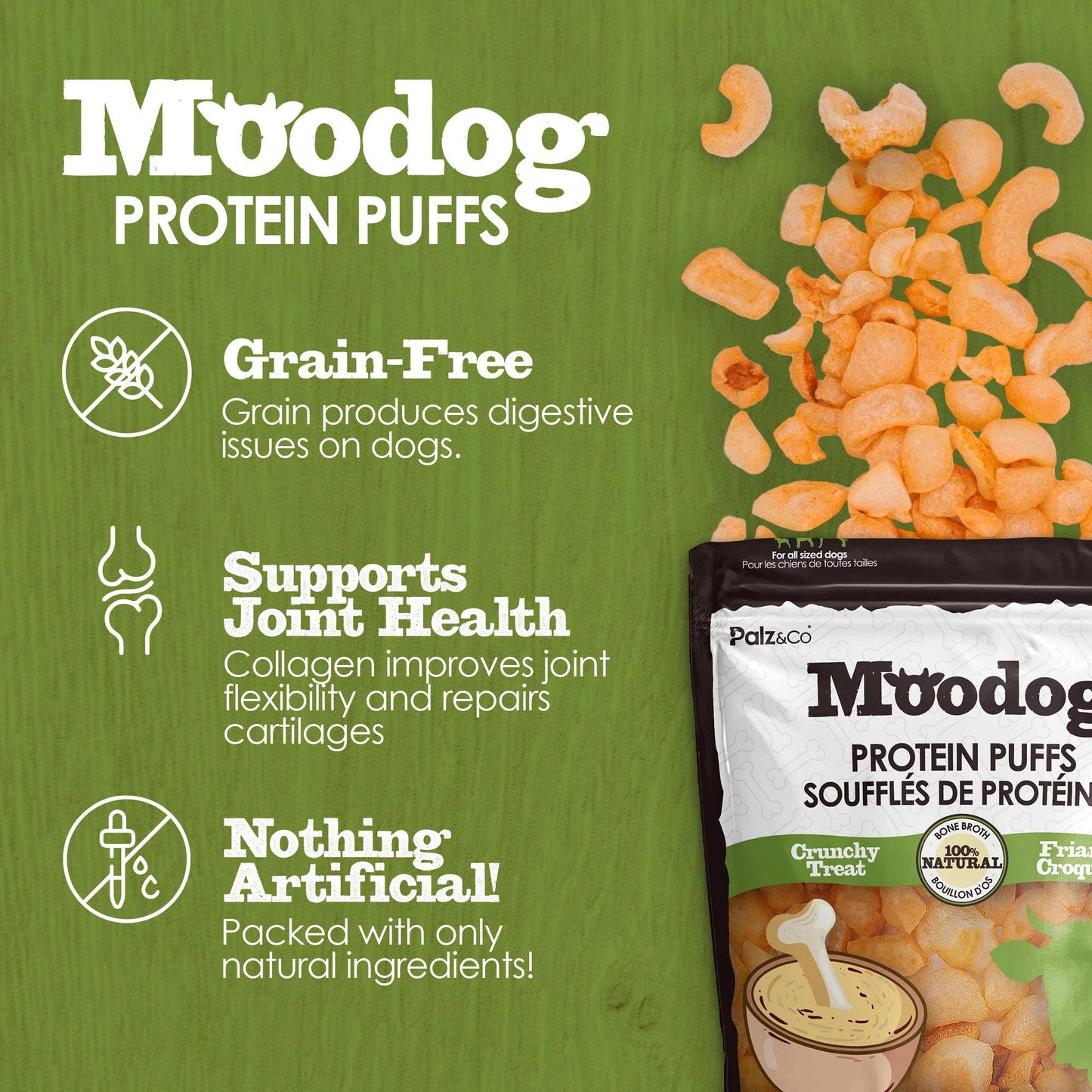 Moodog Protein Puffs