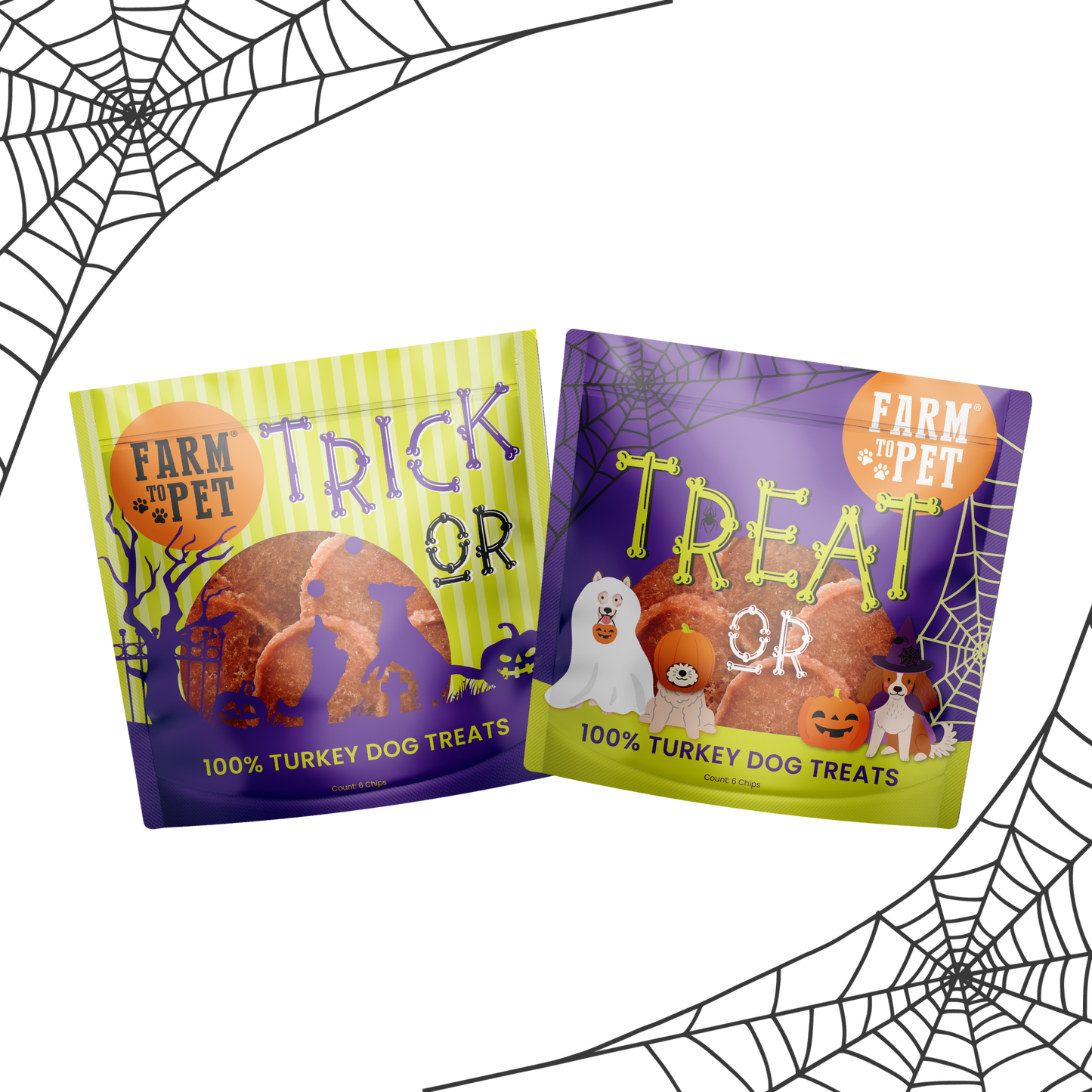 Halloween Dog Treat Snack Pack