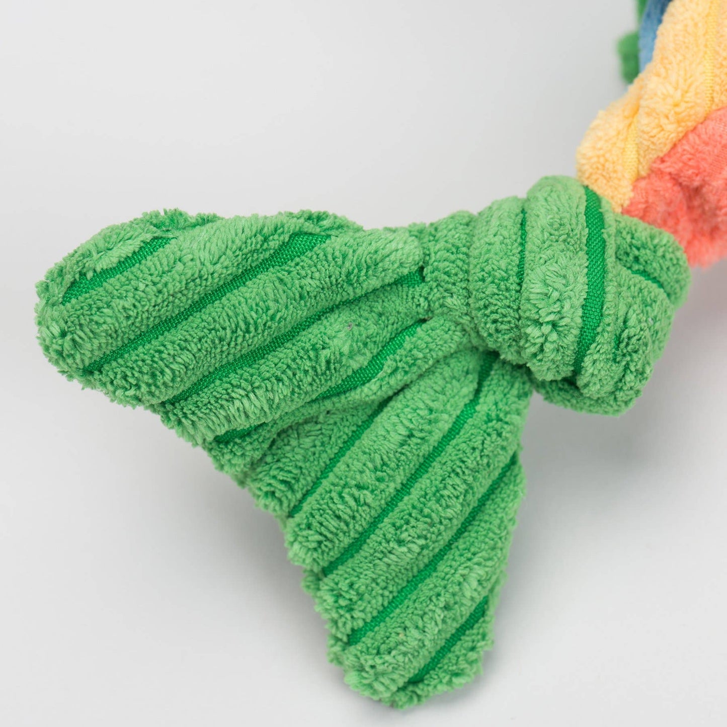 Raucous Rainbow Trout Knottie® Plush Dog Toy