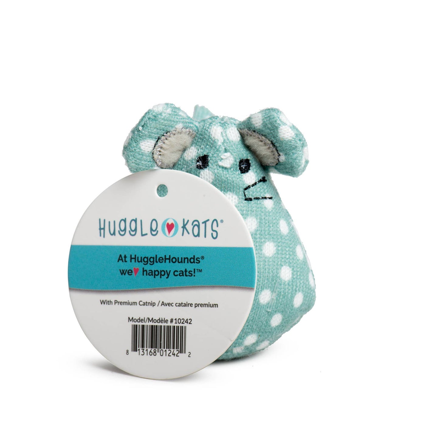 HuggleKats® PolkaDot Mice Cat Toys Counter Bucket