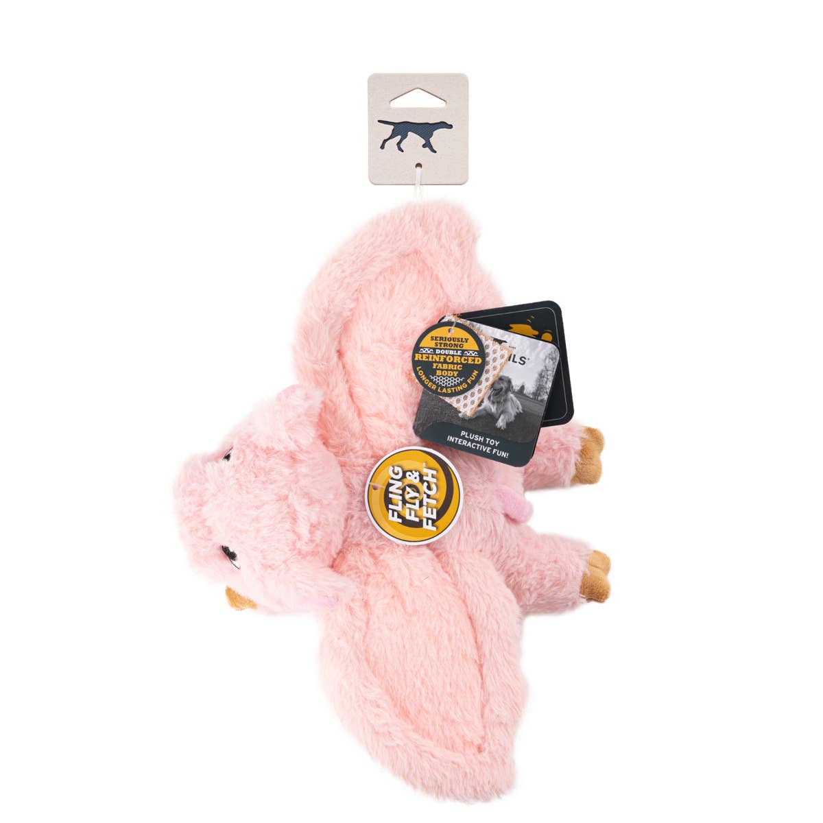 Pig Fling and Fetch Toy for Dogs