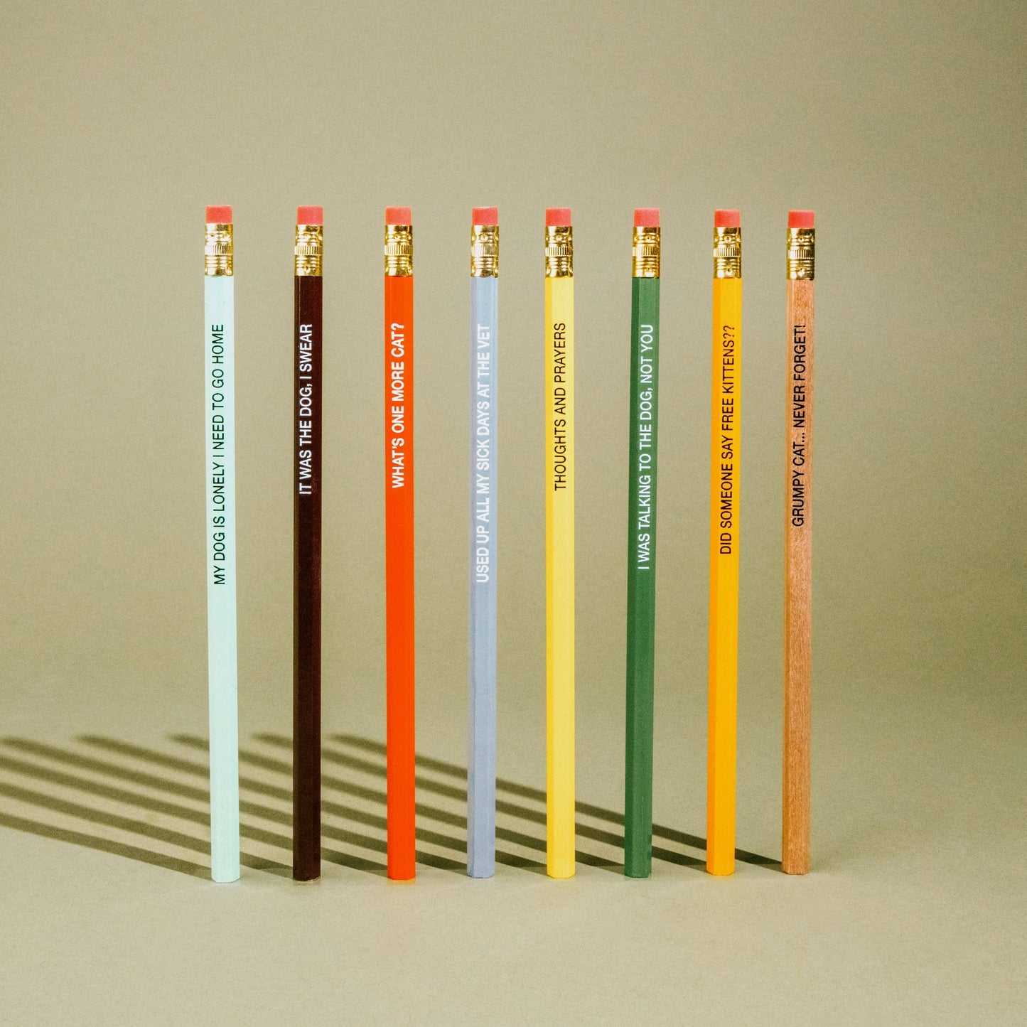 Pencils for Cat People | Fun Gift | Funny Pencils