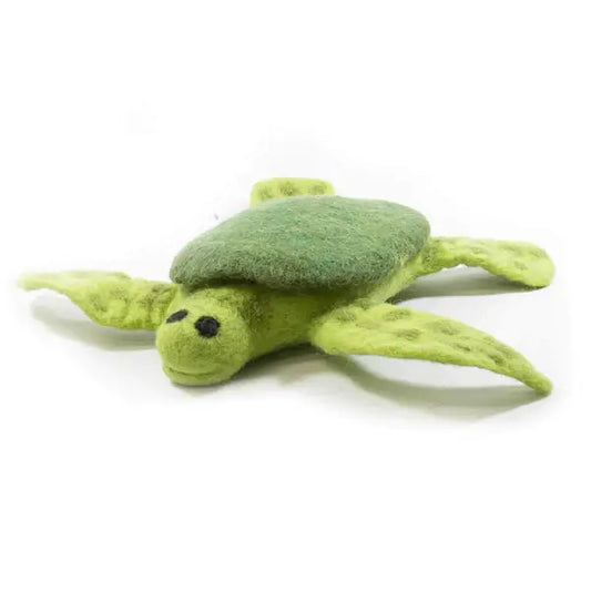 Trevor the Sea Turtle Eco Wool Pet Toys