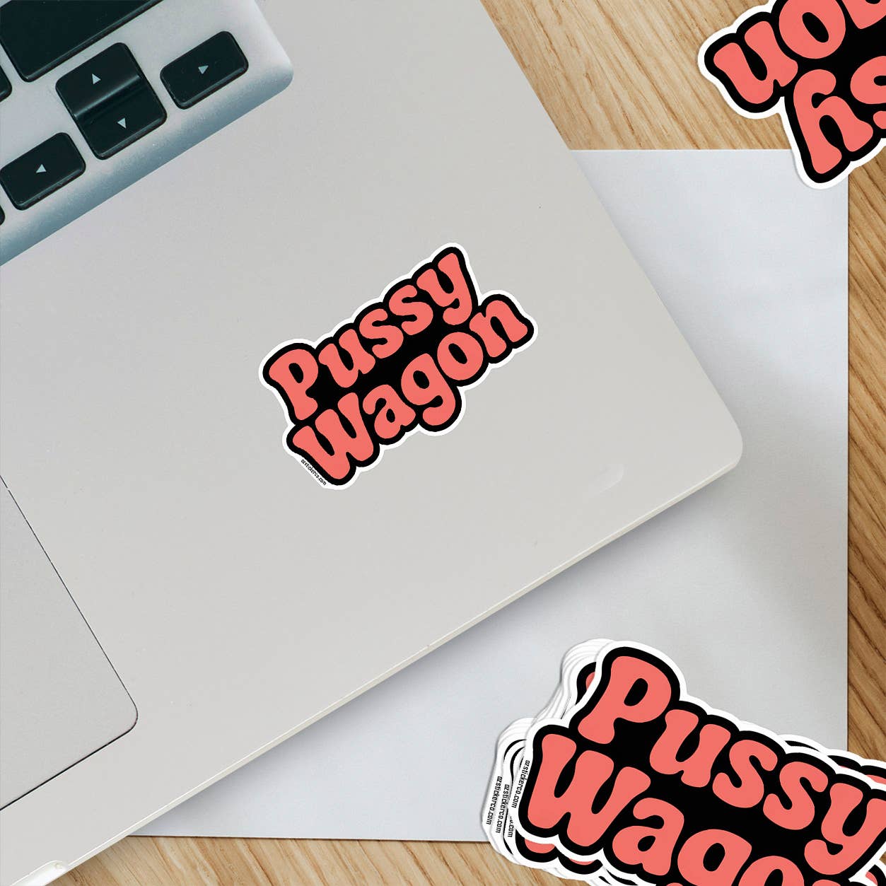 Pussy Wagon Sticker