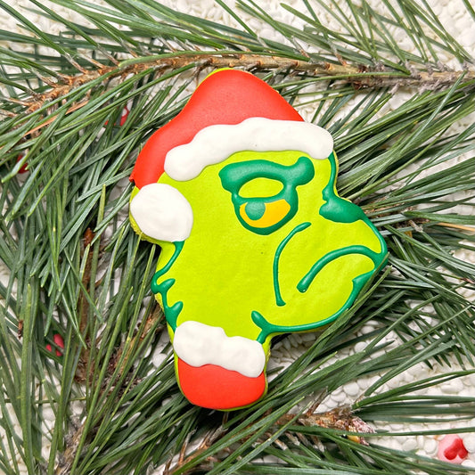 Dog Cookie Christams Vintage Grump