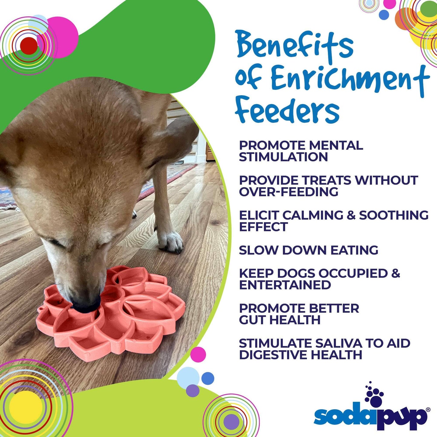 Mandala "Softie" eTray Enrichment Tray for Dogs