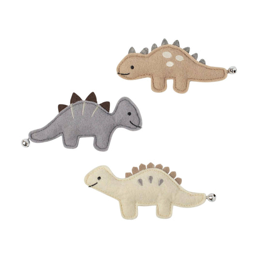 We're Adora-Saurable Mini Dinosaur Cat toy set of 3
