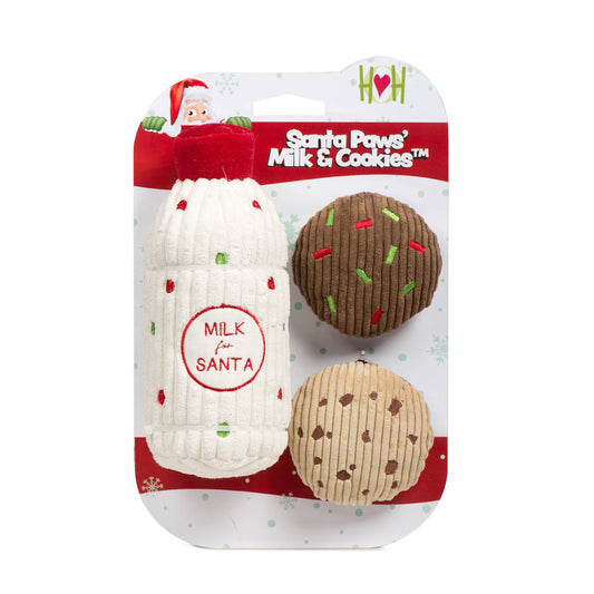 Santa Paws' Milk & Cookies™ 3 Piece Gift Set