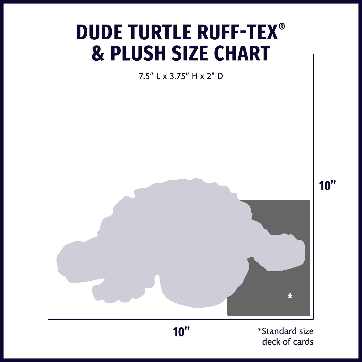 Dude Turtle Huggle-Fusion­® Dog Toy