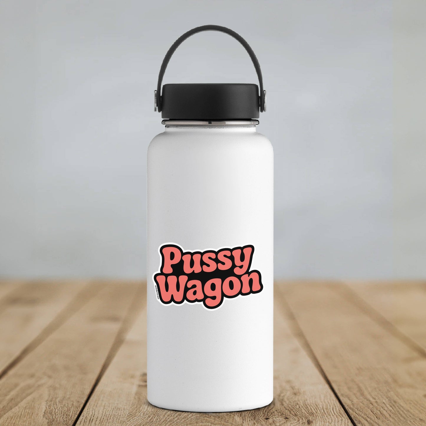 Pussy Wagon Sticker