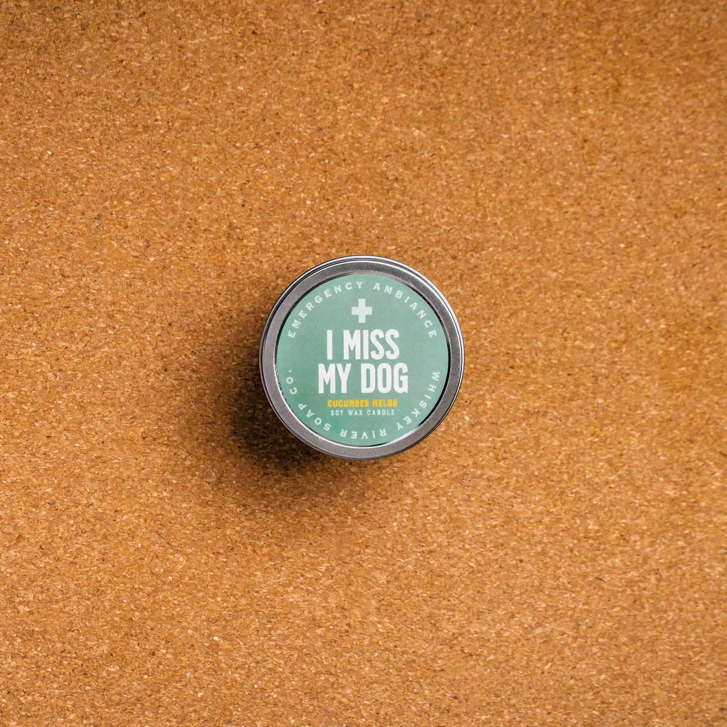 I Miss My Dog Emergency Ambiance Travel Tin | Funny Candle