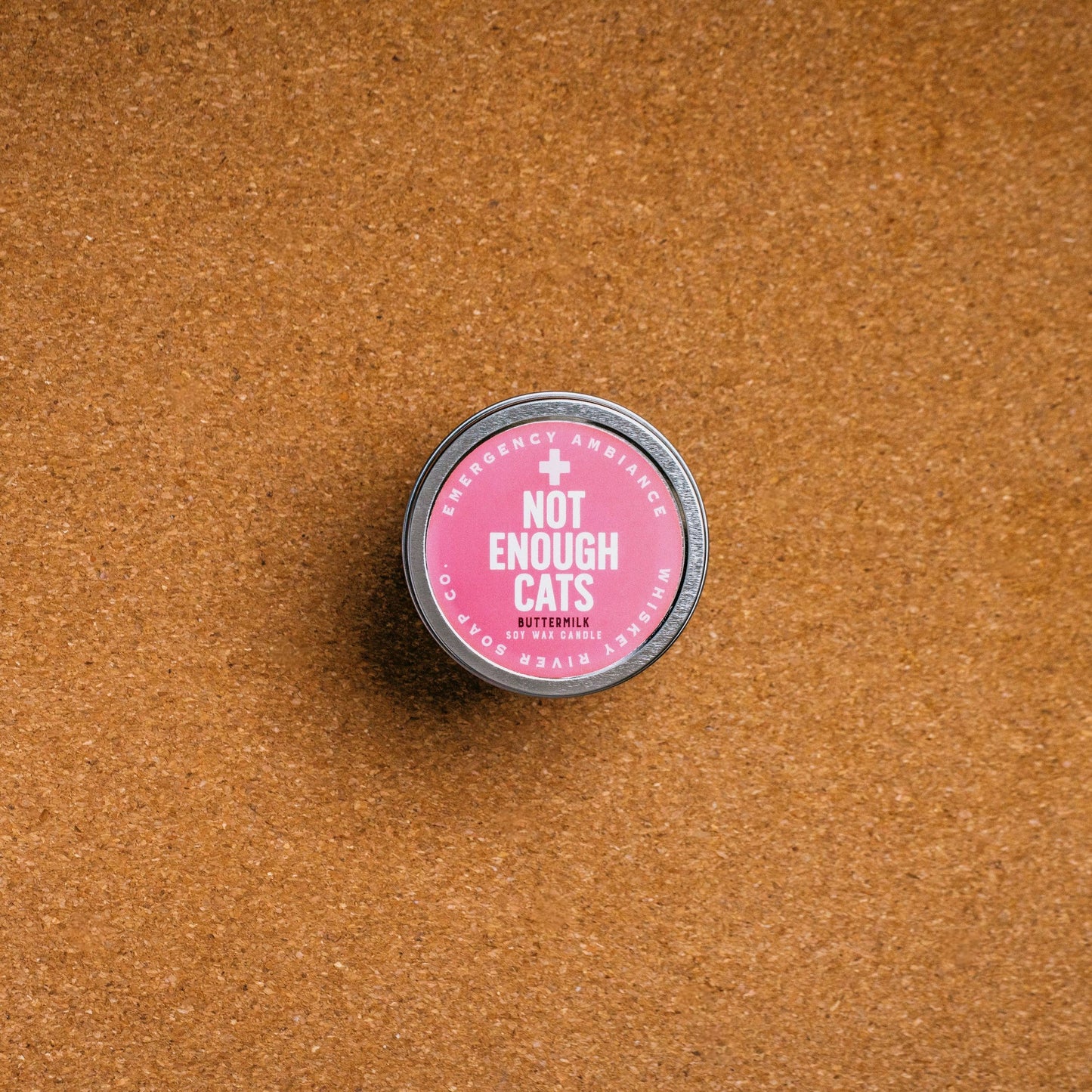 Not Enough Cats Emergency Ambiance Travel Tin | Funny Candle