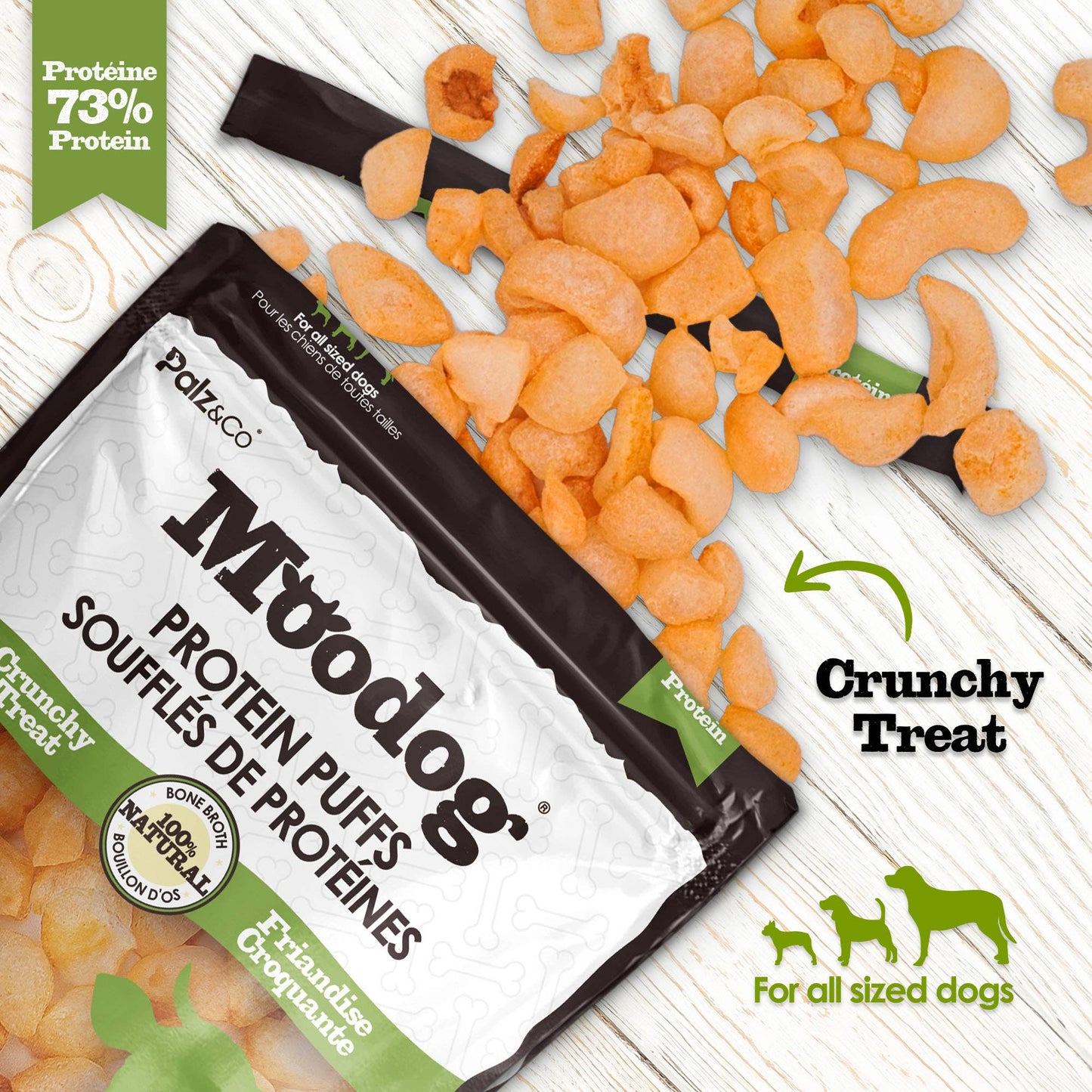 Moodog Protein Puffs