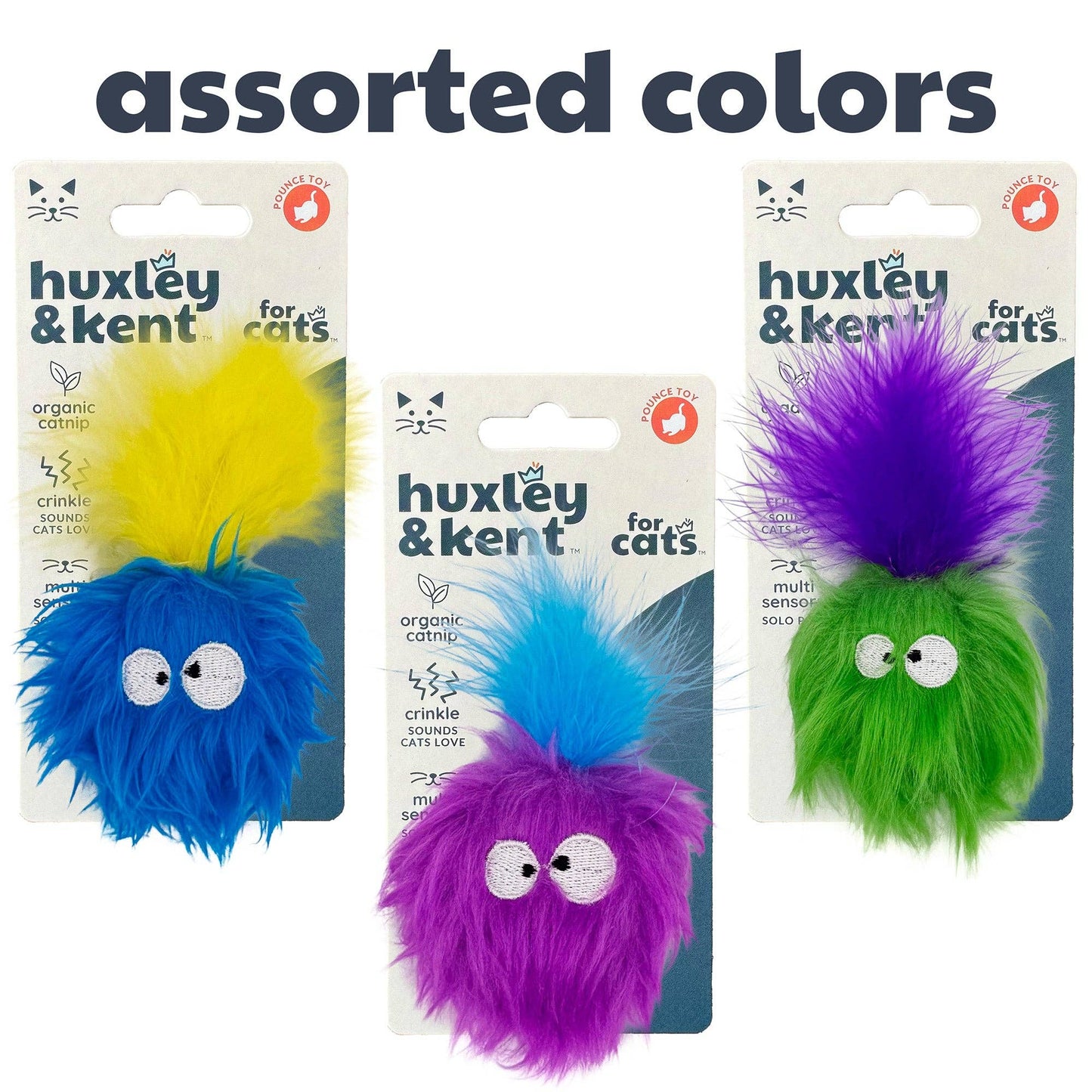 Furr Ball Cat Toy - Assorted Colors