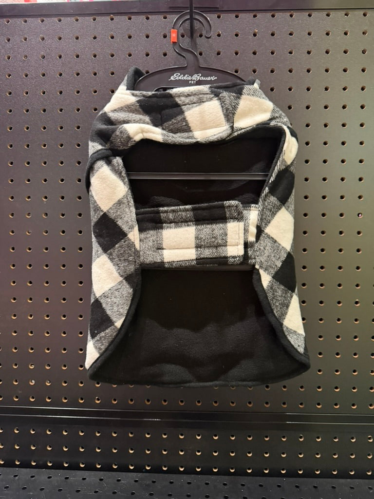 Eddie Bauer Kendall Brushed Check Vest - Black/White