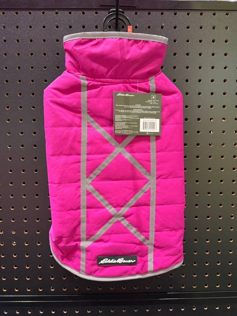 Eddie Bauer Blaze Puffer with Zigzag Reflective - Fuschia