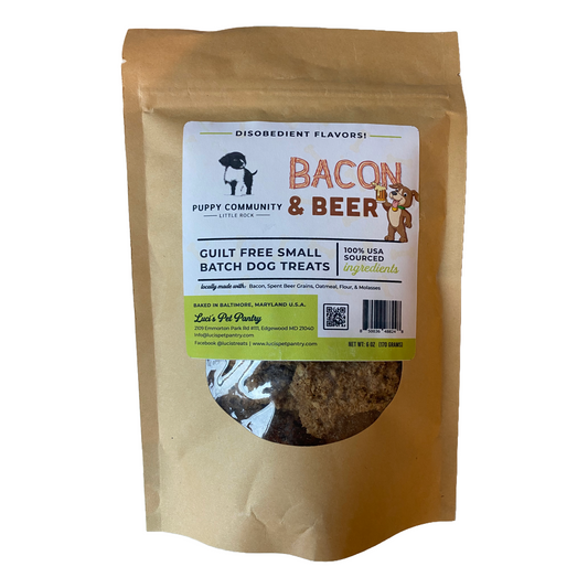 Bacon & Beer Dog Biscuits